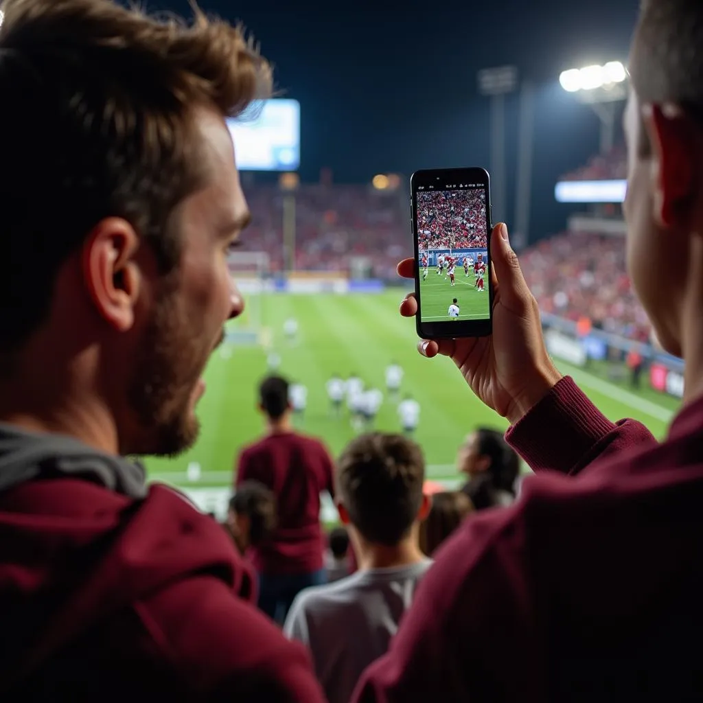 Watching Fordham Rams Football Live Stream on Mobile Phone