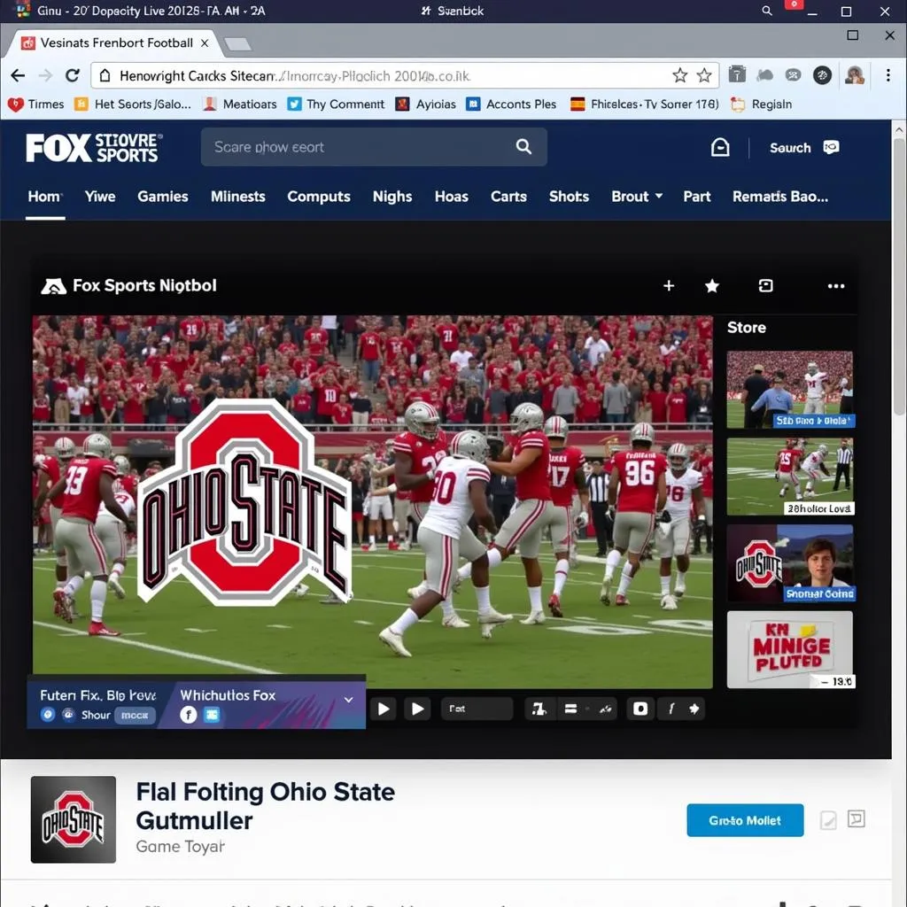 Trực tiếp bóng đá Ohio State trên Fox