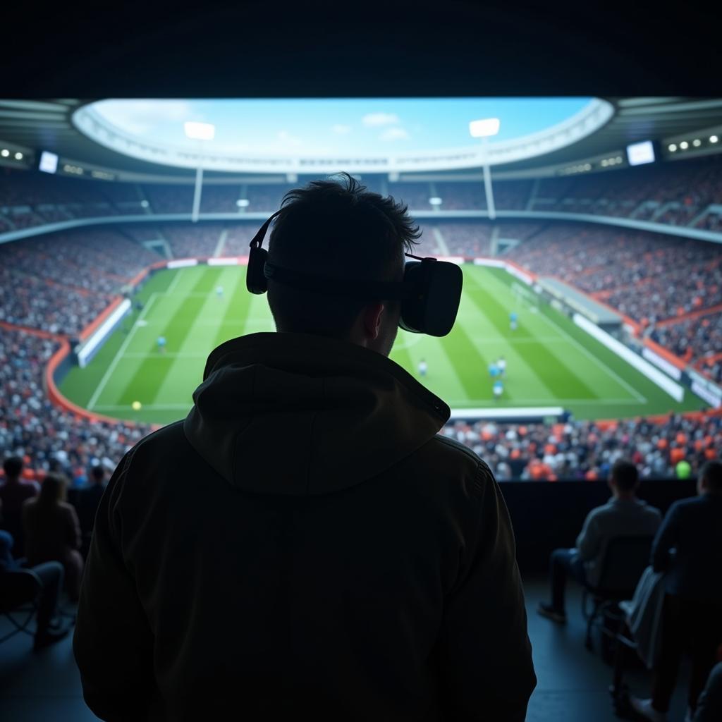 Experiencing live football in VR