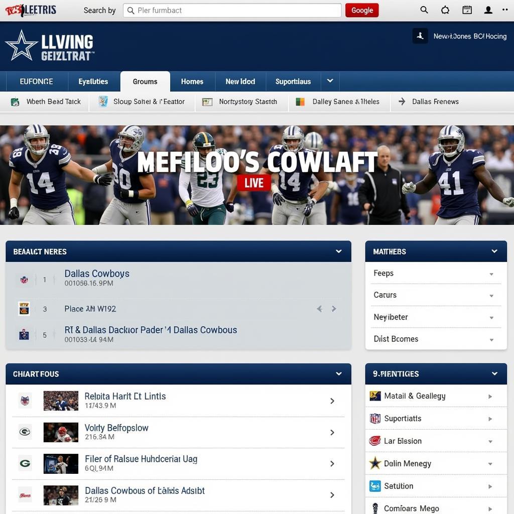 Xem Trực Tiếp Dallas Cowboys Miễn Phí