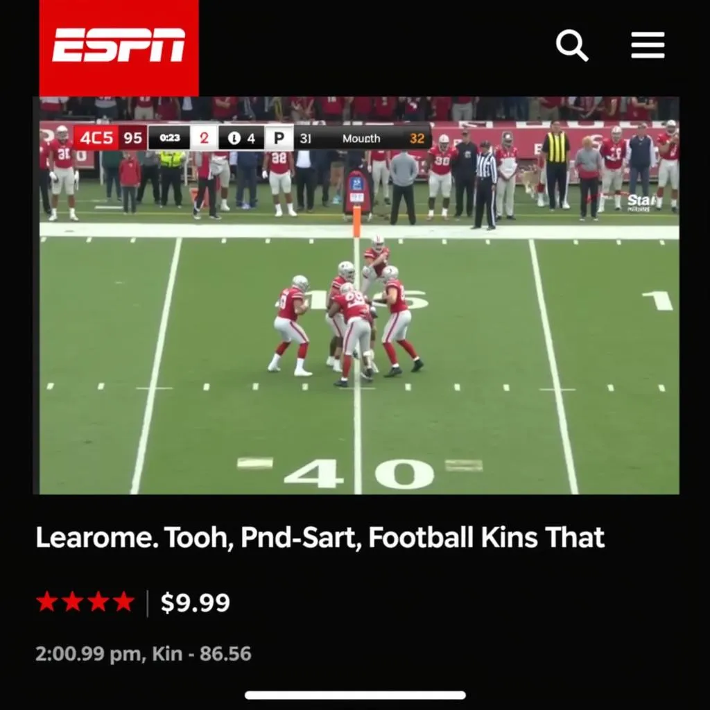 Xem Trực Tuyến Trận Đấu Ohio State Football trên ESPN