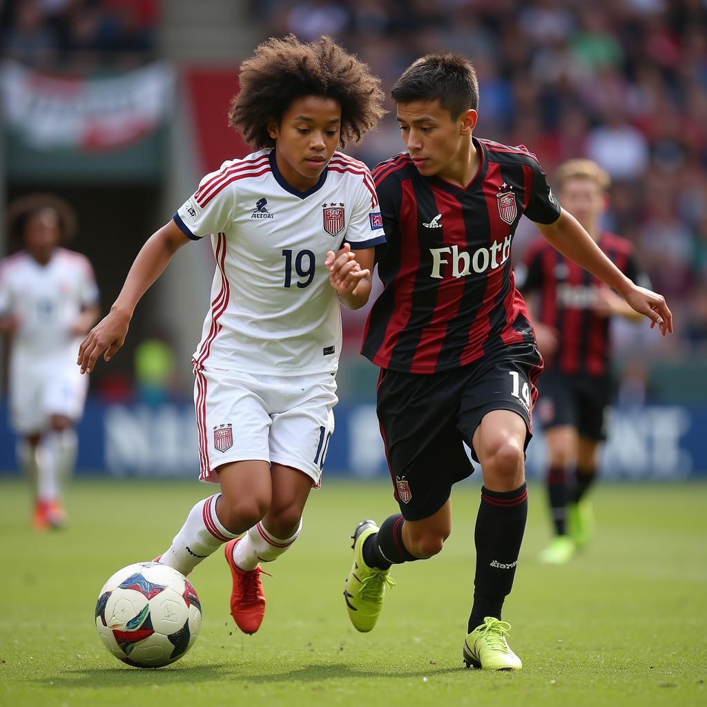 A young Championship player showcasing his skills