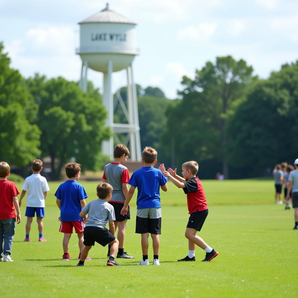 Youth Football Camp in Lake Wylie