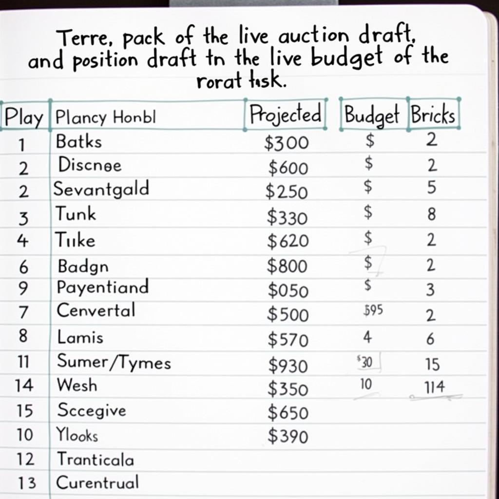 Planning Your Budget for a 2019 Fantasy Football Live Auction