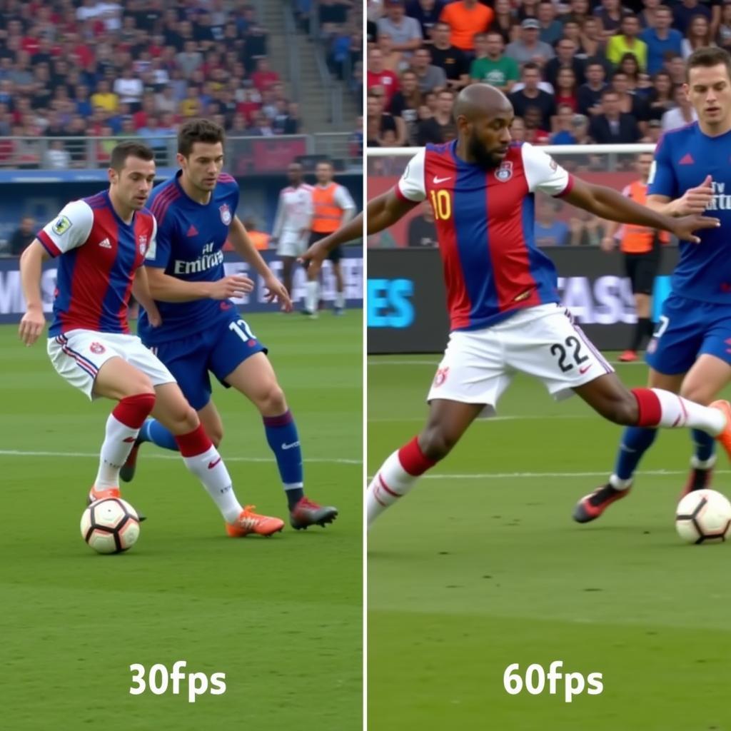 60fps Live Football Smooth Motion