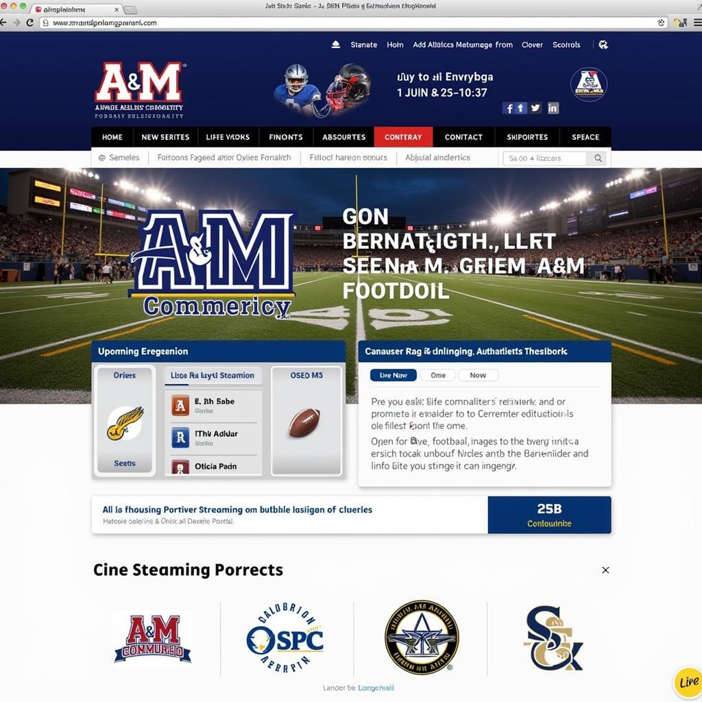 A&M Commerce Football Live Stream on Official Website