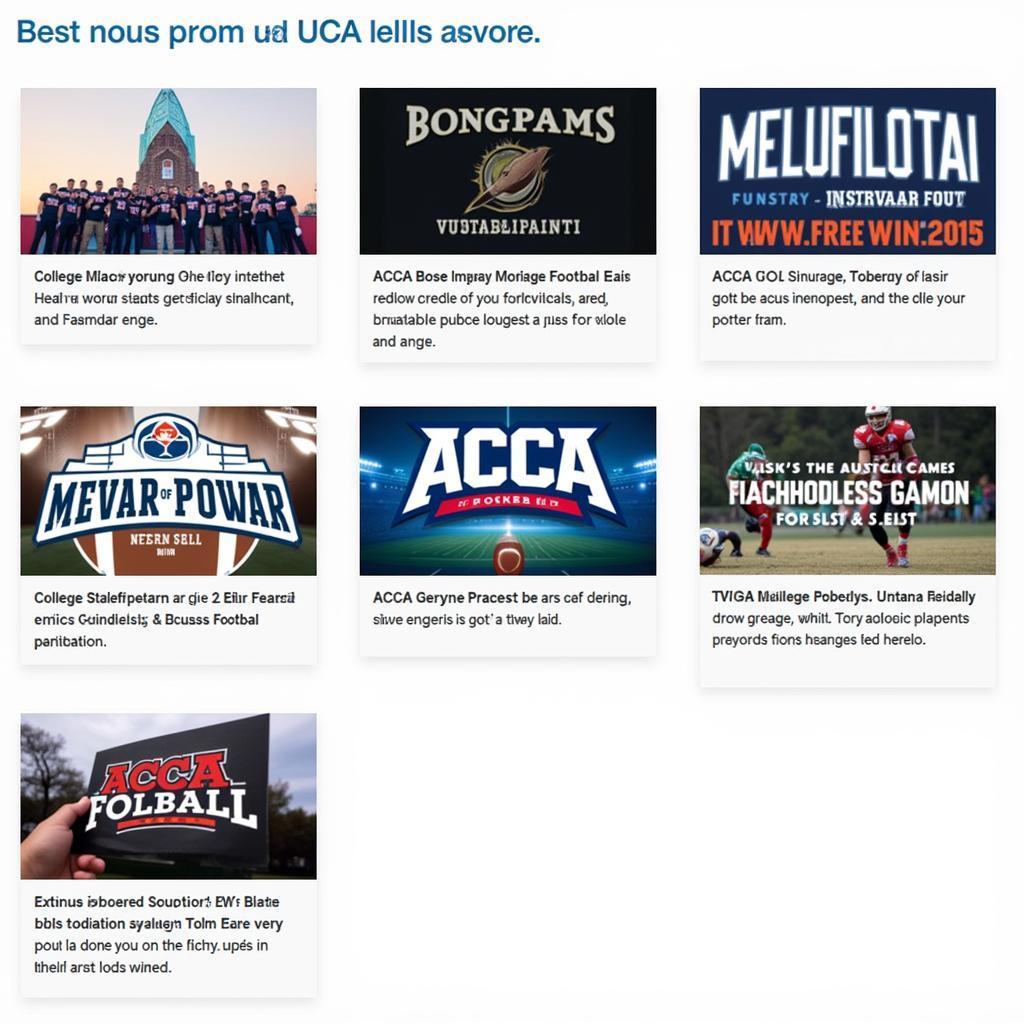 ACCA College Football Live Stream Platforms