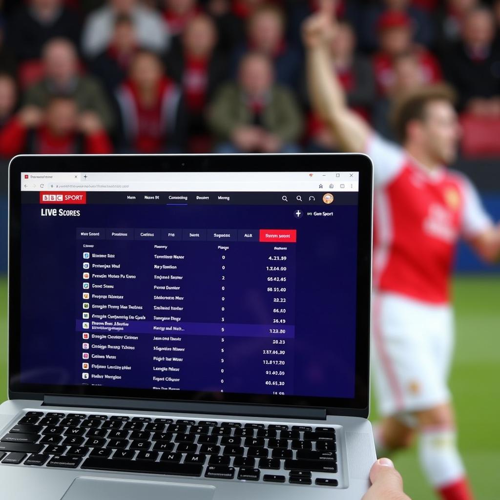 Accessing BBC Premier League Live Scores Online