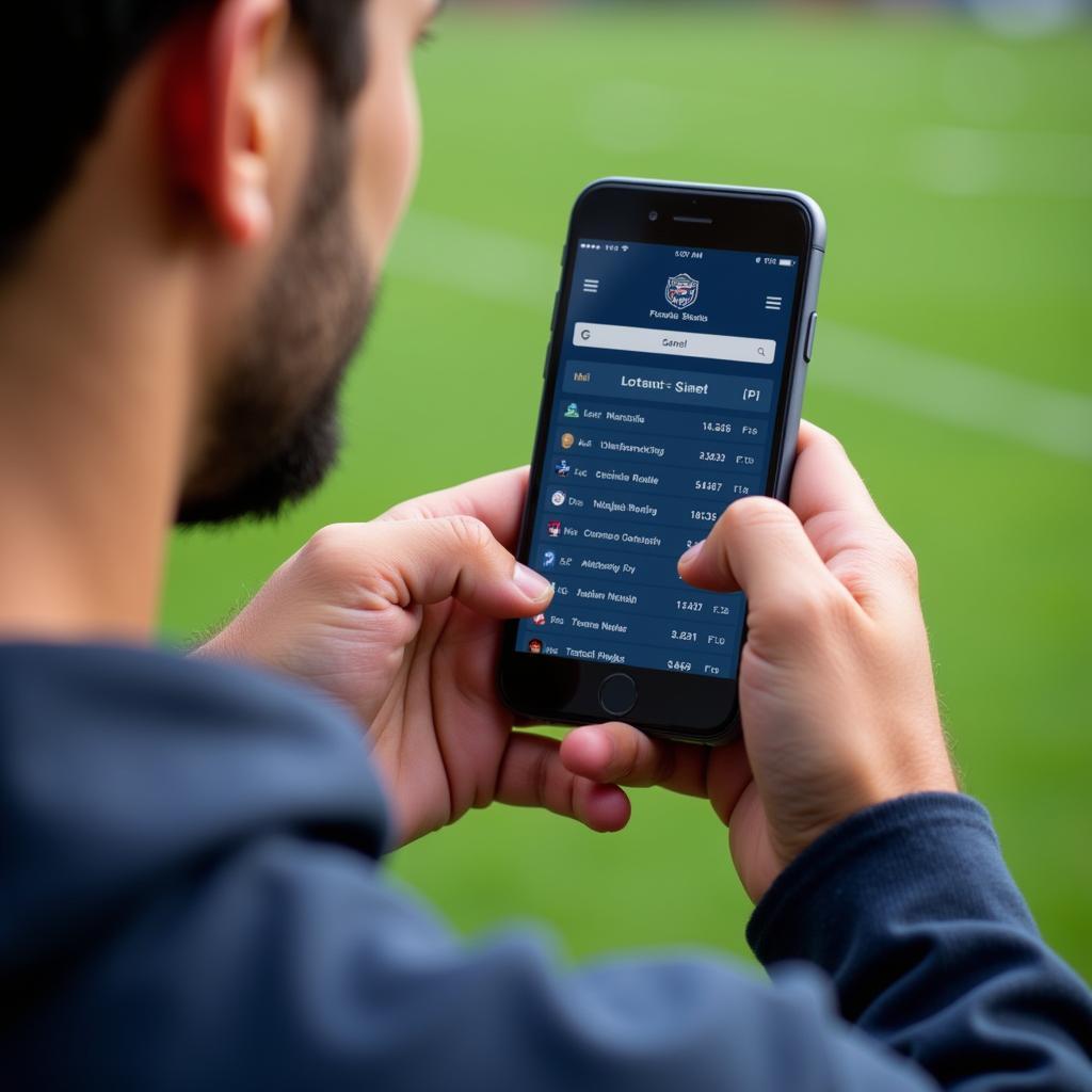 Accessing FCS Football Live Stats on Mobile