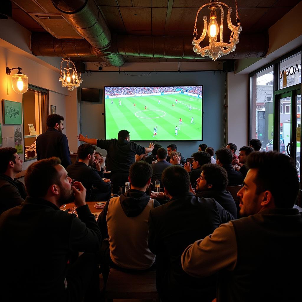 Afghan Football Community Viewing