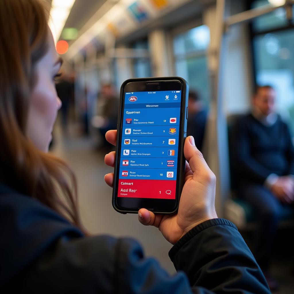 AFL Live Scores on Mobile Devices