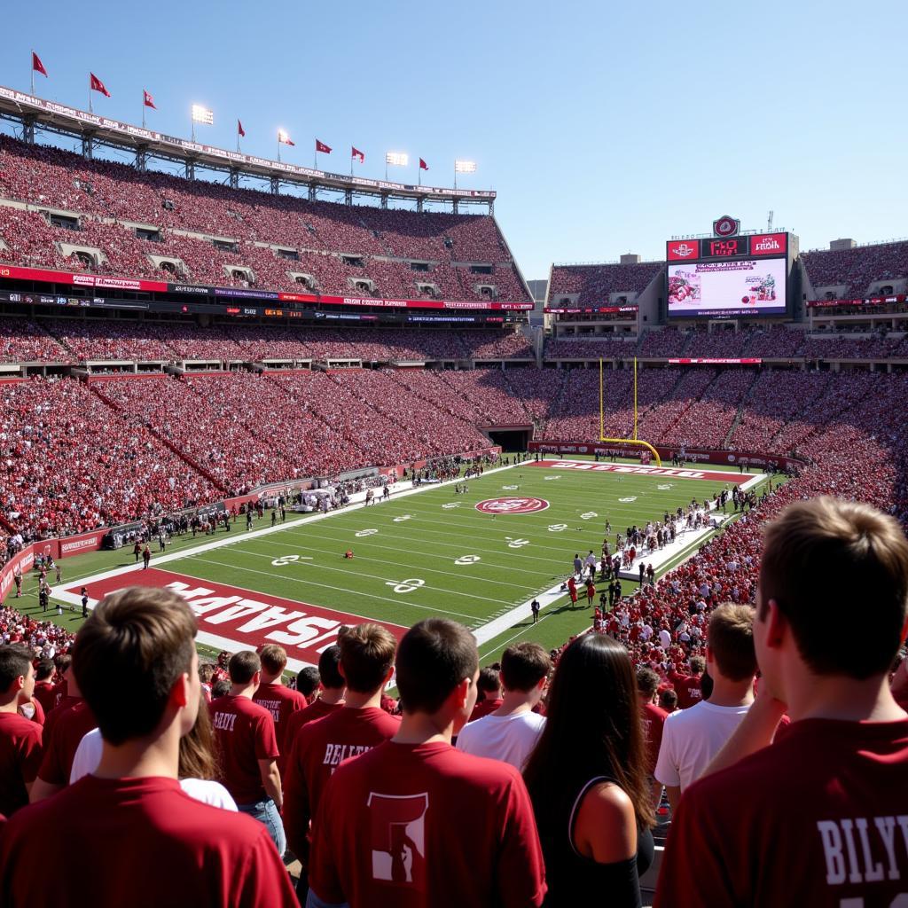 Alabama Football at Bryant-Denny Stadium