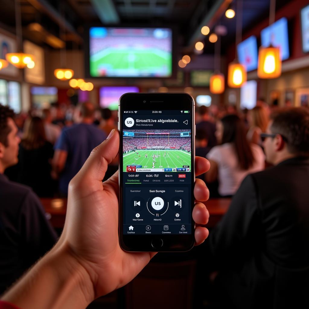 Alabama Football Fan Listening on XM Radio