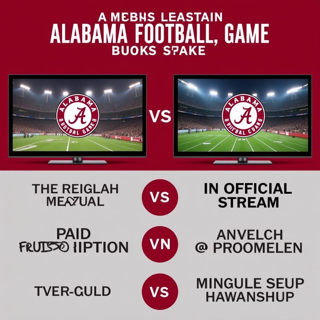 Alabama Football Live Stream Options: Official vs. Unofficial