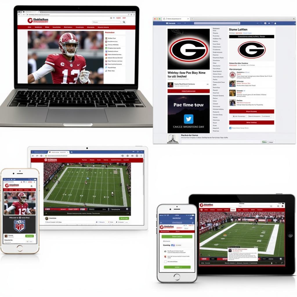 Live score updates for Alabama vs Georgia on various platforms