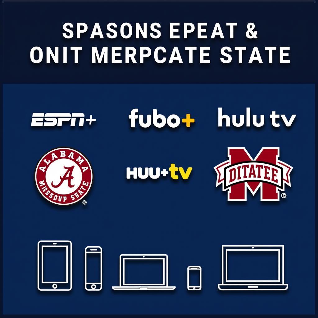 Alabama vs Mississippi State Live Streaming Options