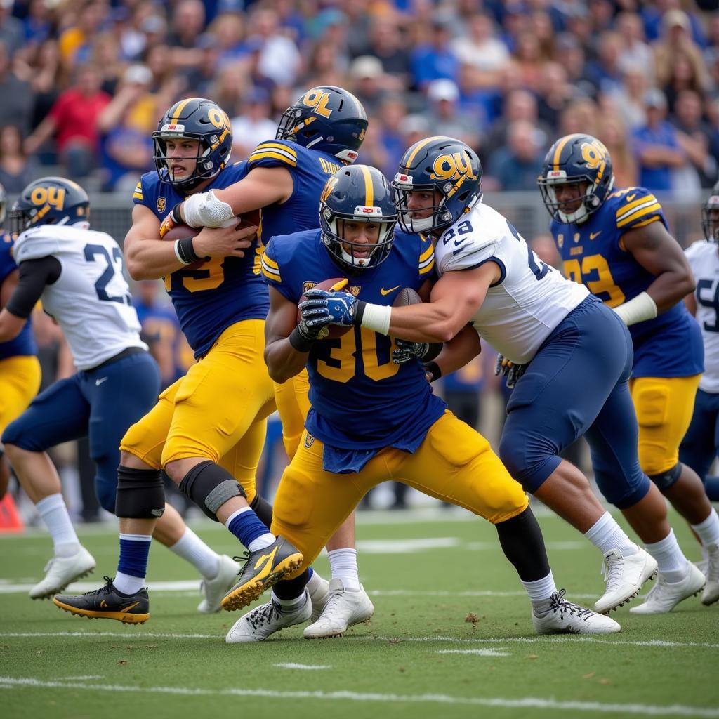 Alfred State Pioneers Football Team in Action