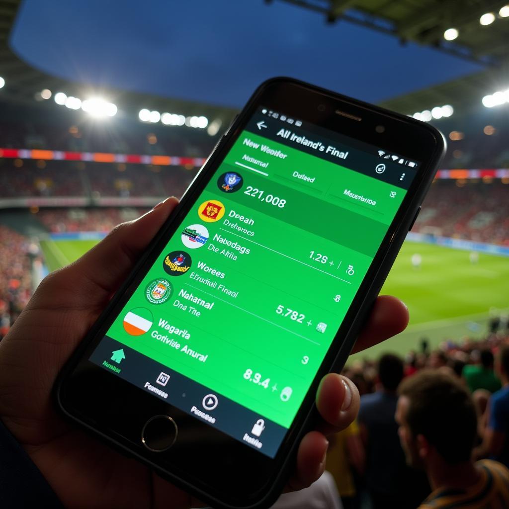 All Ireland Football Final Live Score Updates on Mobile Phone