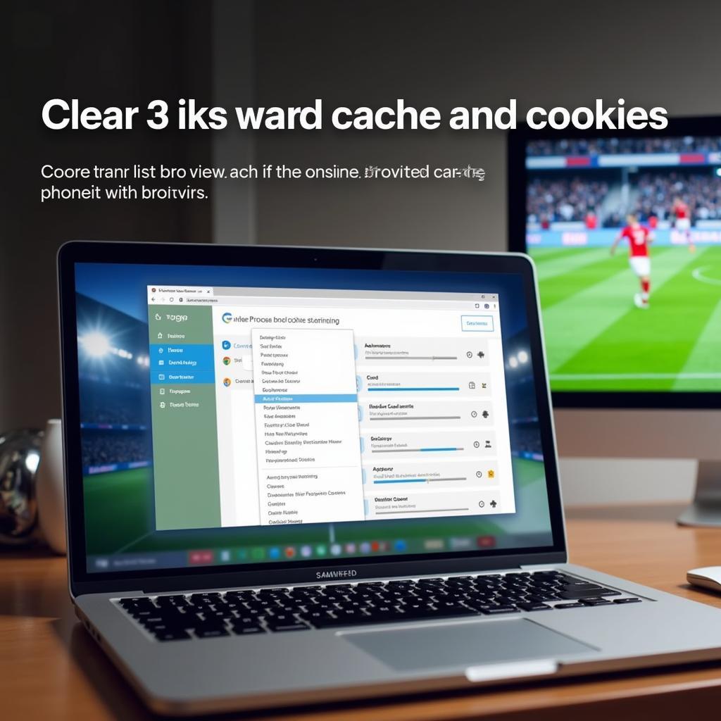 Clearing Browser Cache for Amazon Prime Football Streaming