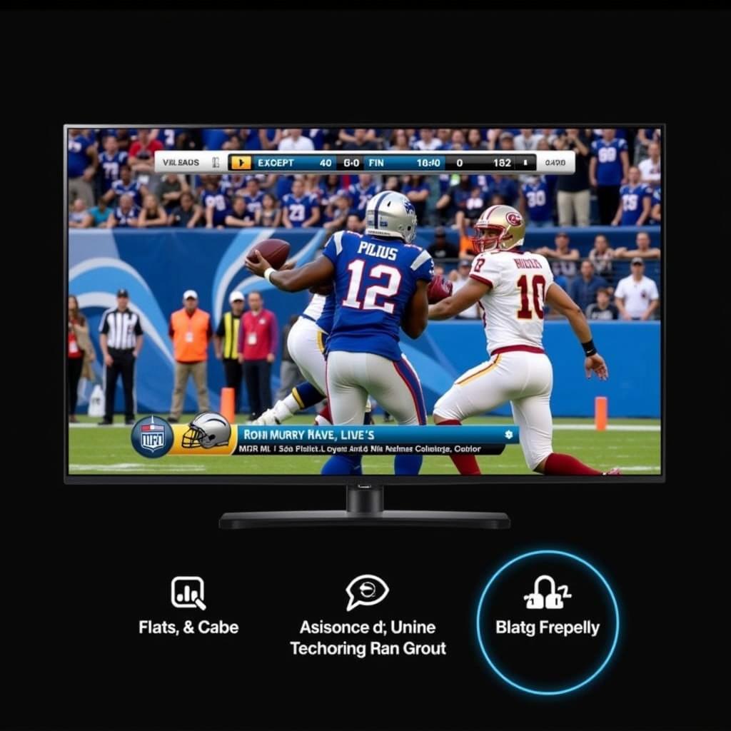 Amazon Prime NFL Football Live Streaming Interface