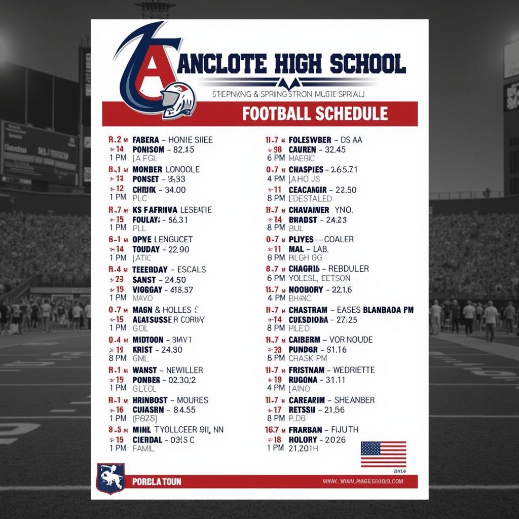 Anclote High School Football Schedule 2024