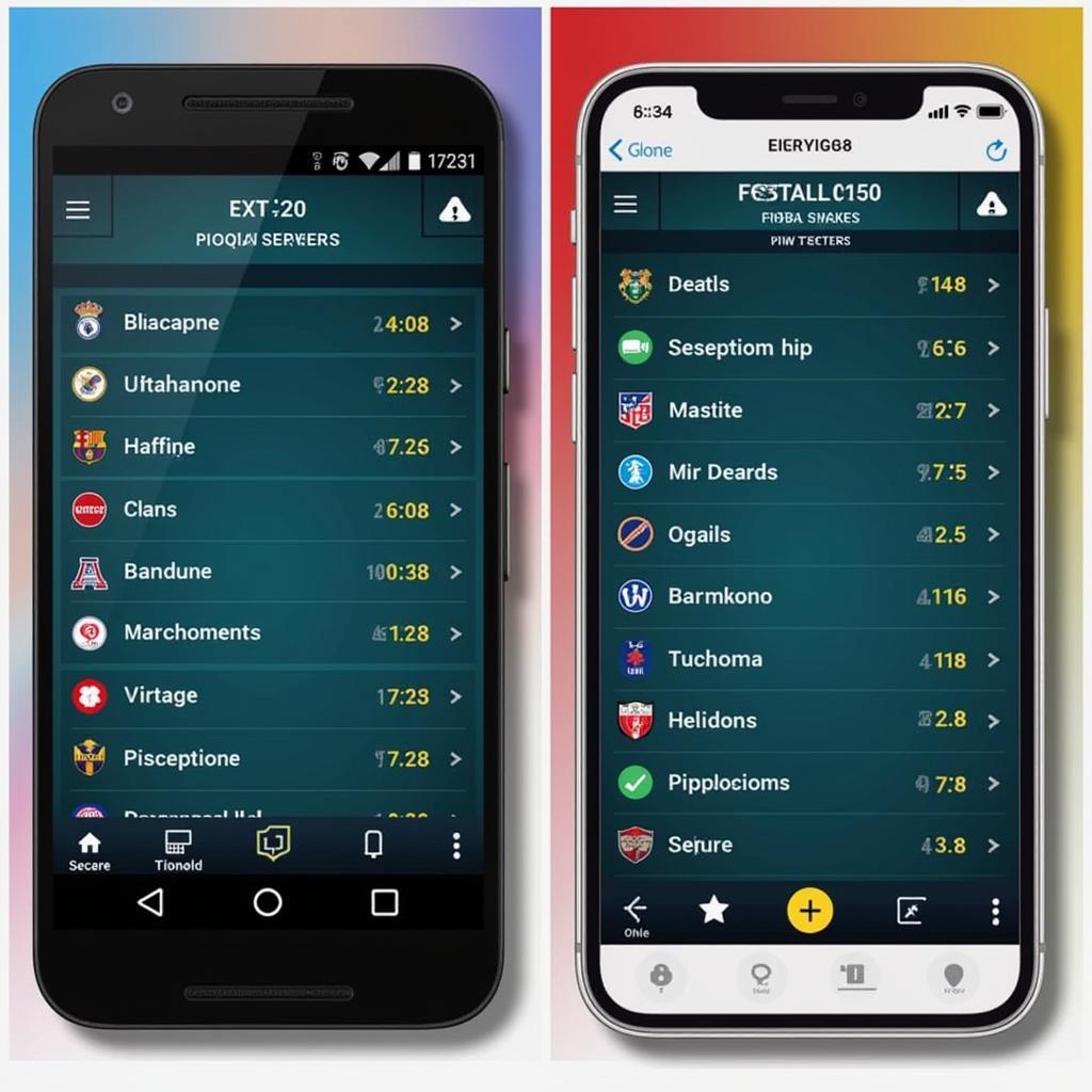 Comparing Football Live Score Apps on Android and iOS