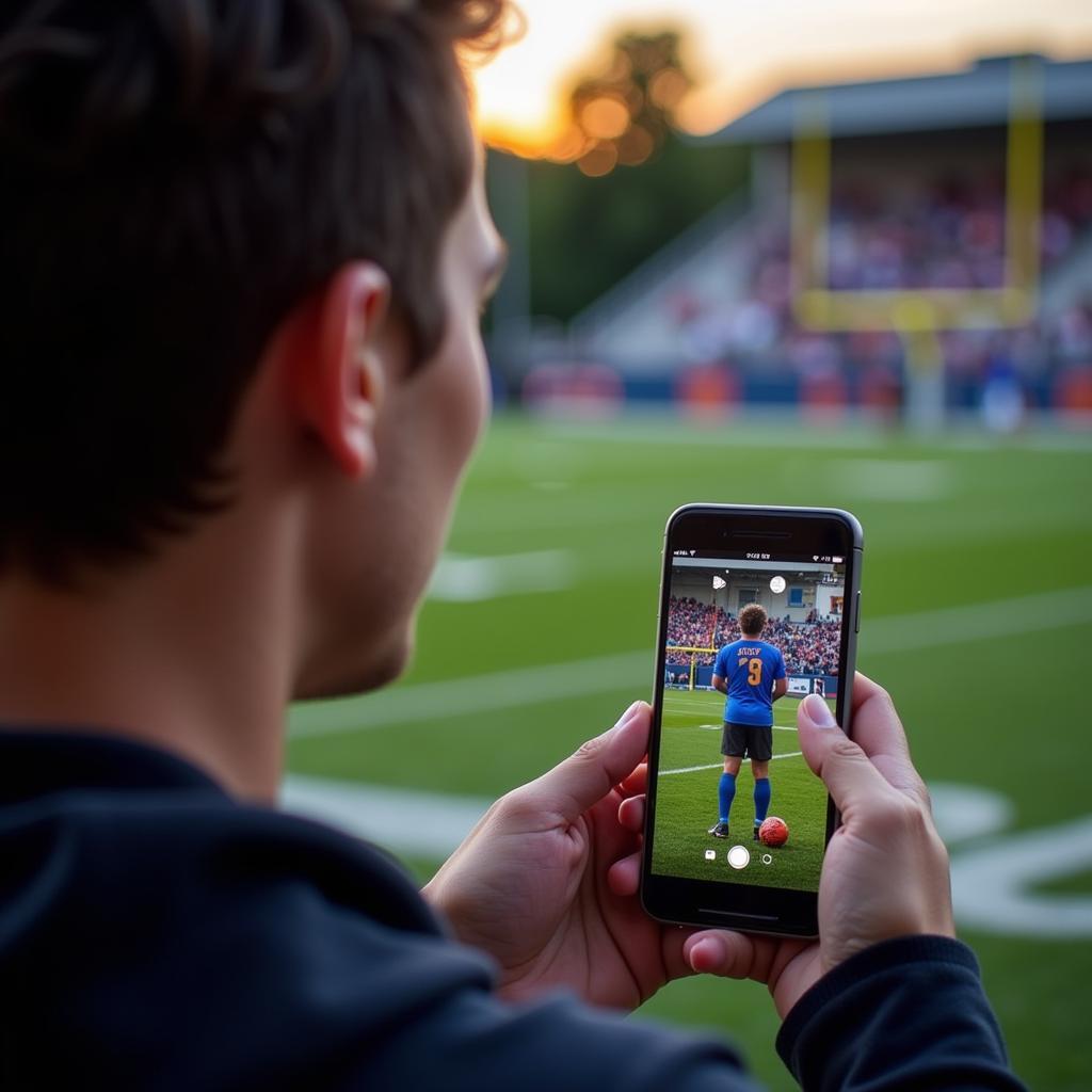 Watching Annawan Wethersfield Football Live Stream on Mobile Device