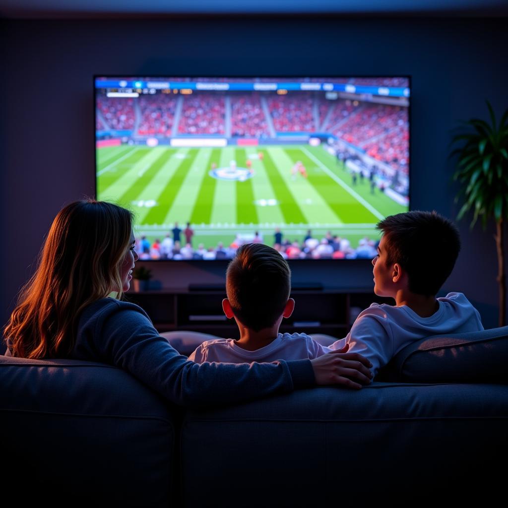 Enjoying Arena Football Live on a Smart TV