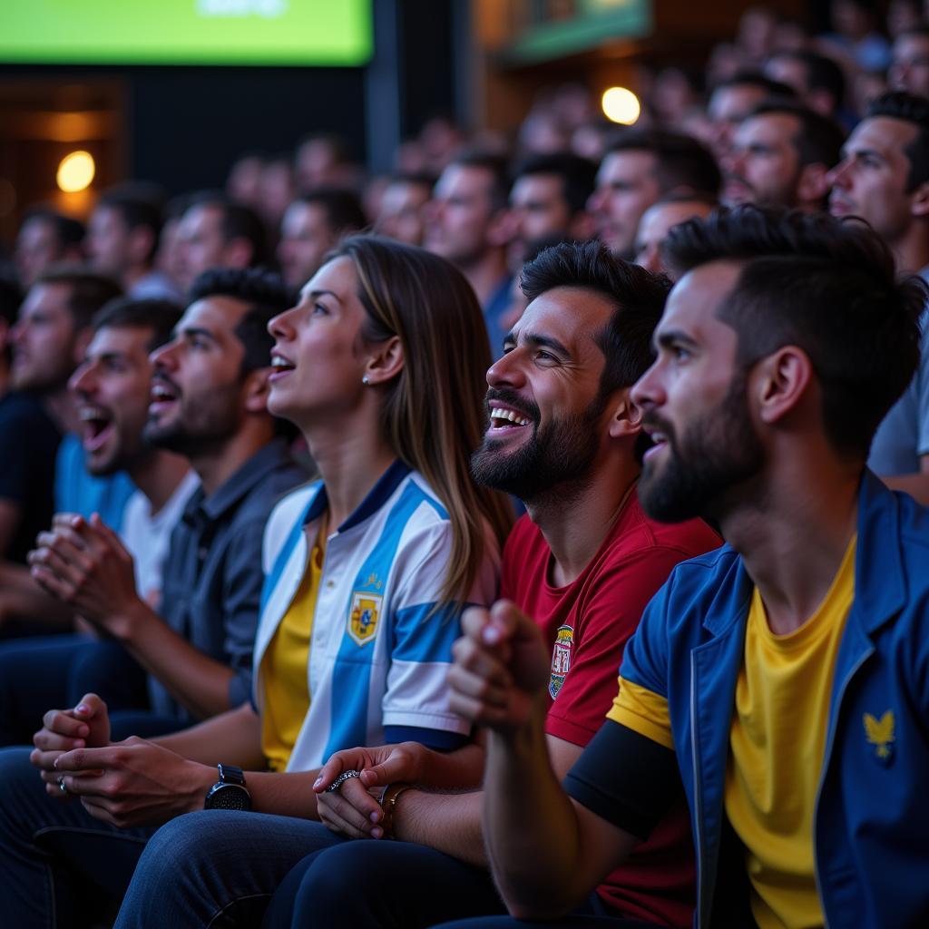 Argentina vs Spain live stream football match: Fans watching intently