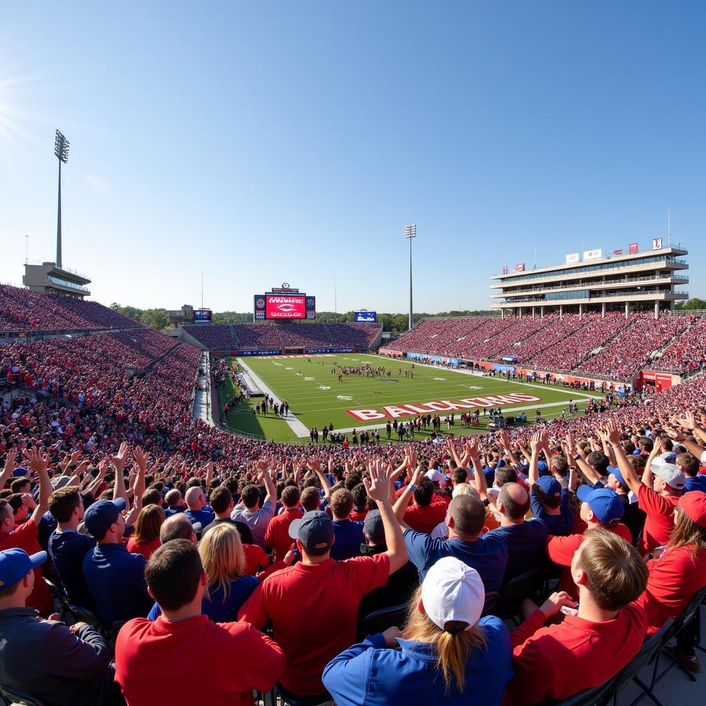 Arkadelphia Badger Football Fans Celebrating