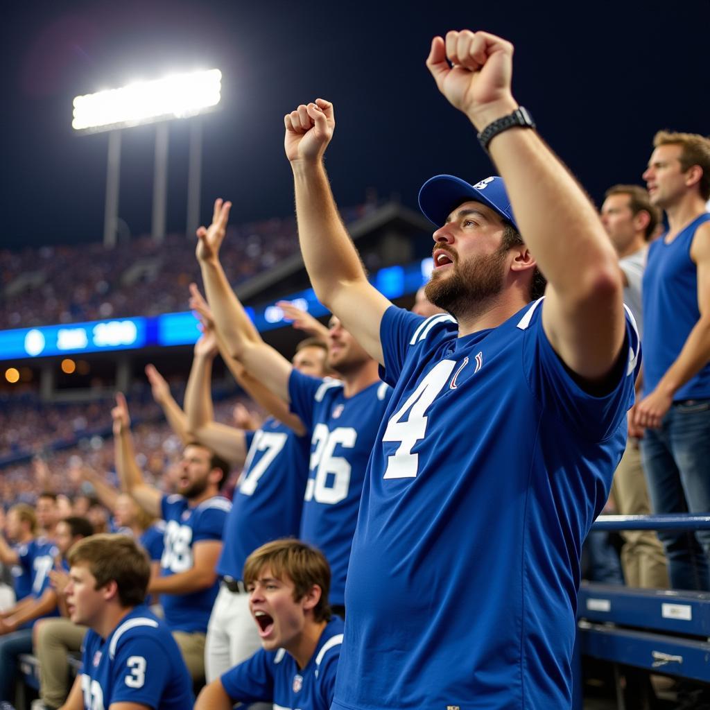 Arlington Colts Fans Cheering in the Stands