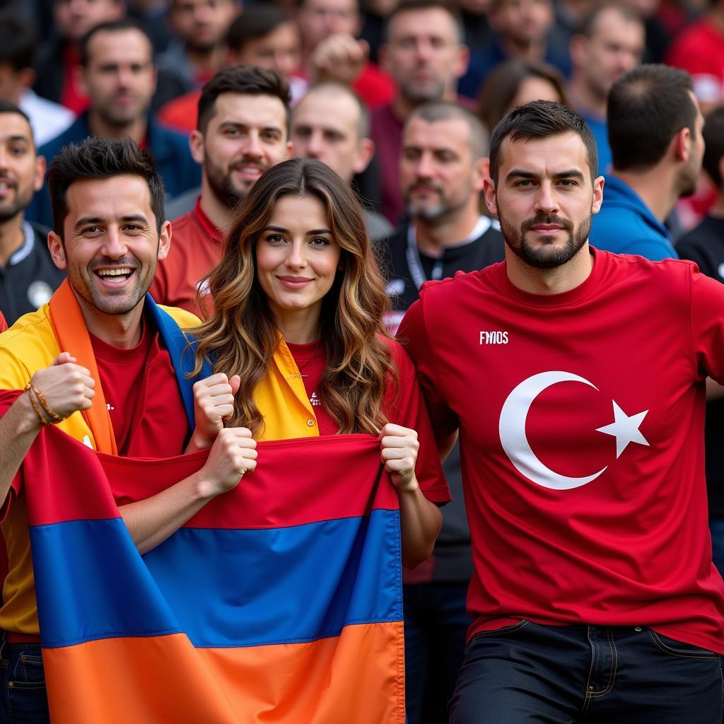 Armenia vs. Turkey Fans