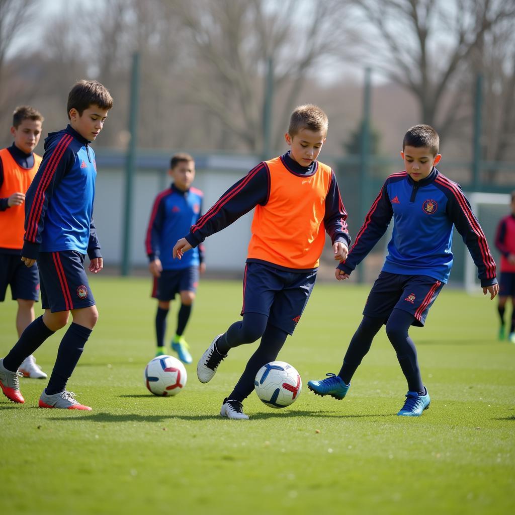 Armenian Youth Football Team Training