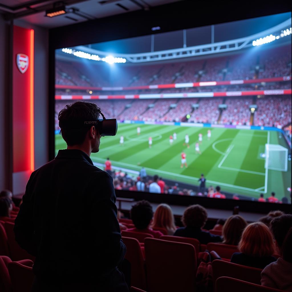 Virtual Reality Live Score Experience for Arsenal Matches