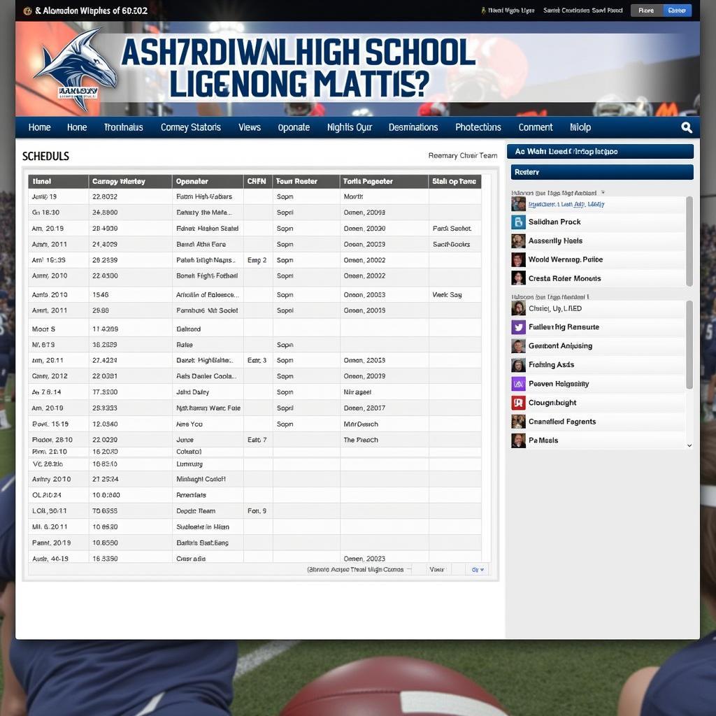 Ashdown High School Football Schedule and Team Roster