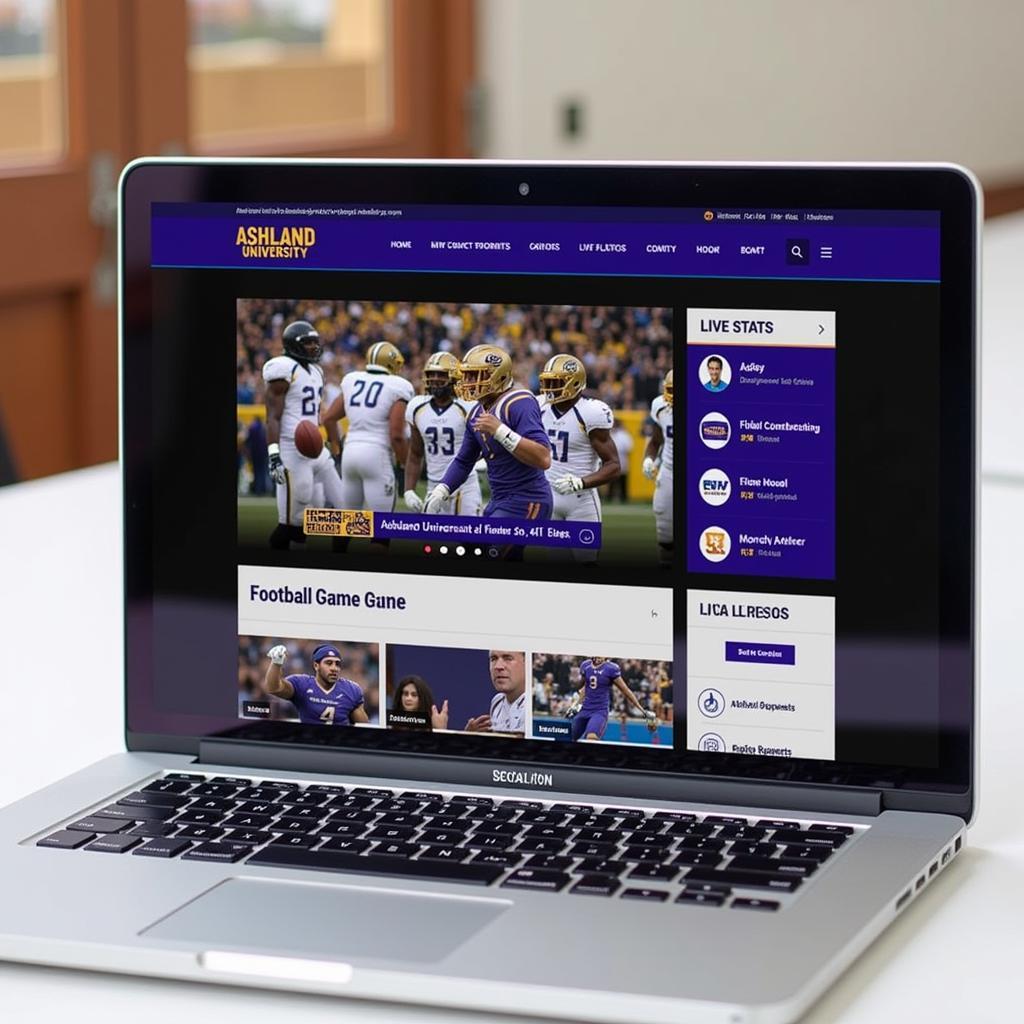 Accessing the Ashland University Football Live Stream on the Official Website