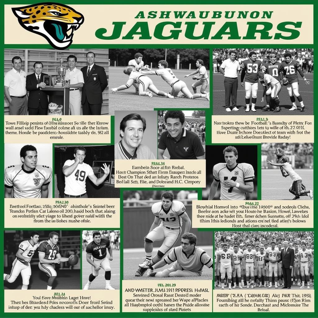 Ashwaubenon Jaguars Historical Moments