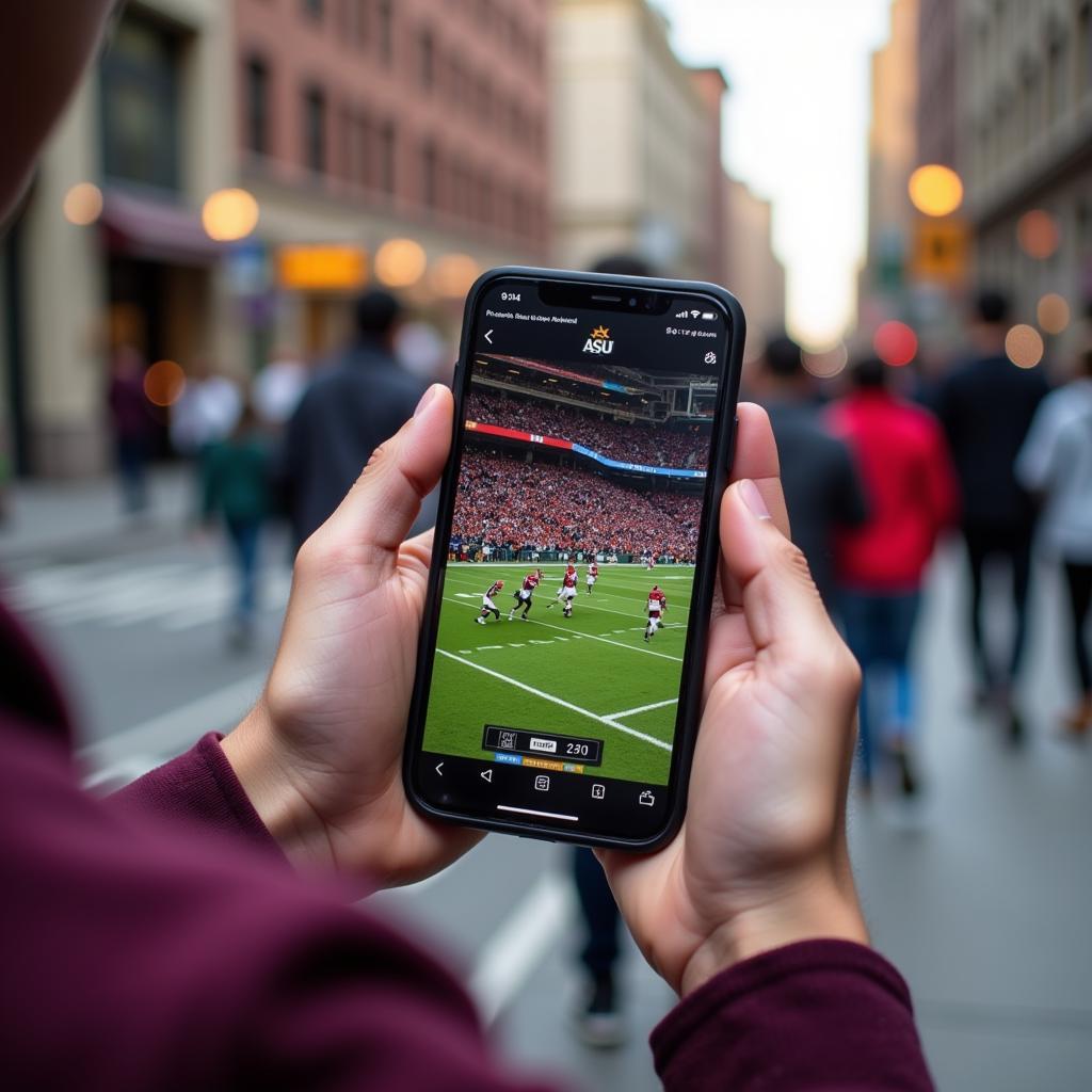 ASU Football on Mobile Devices