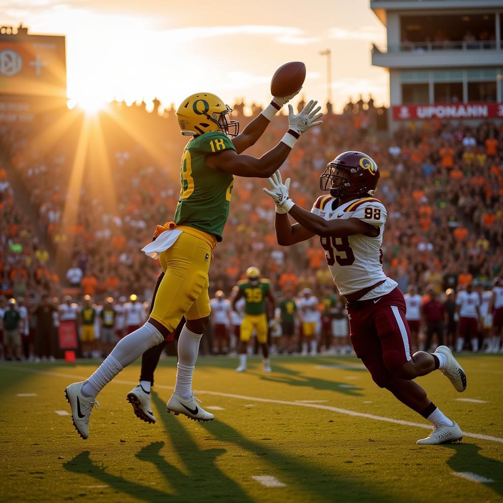 ASU vs Oregon Football Game Highlight