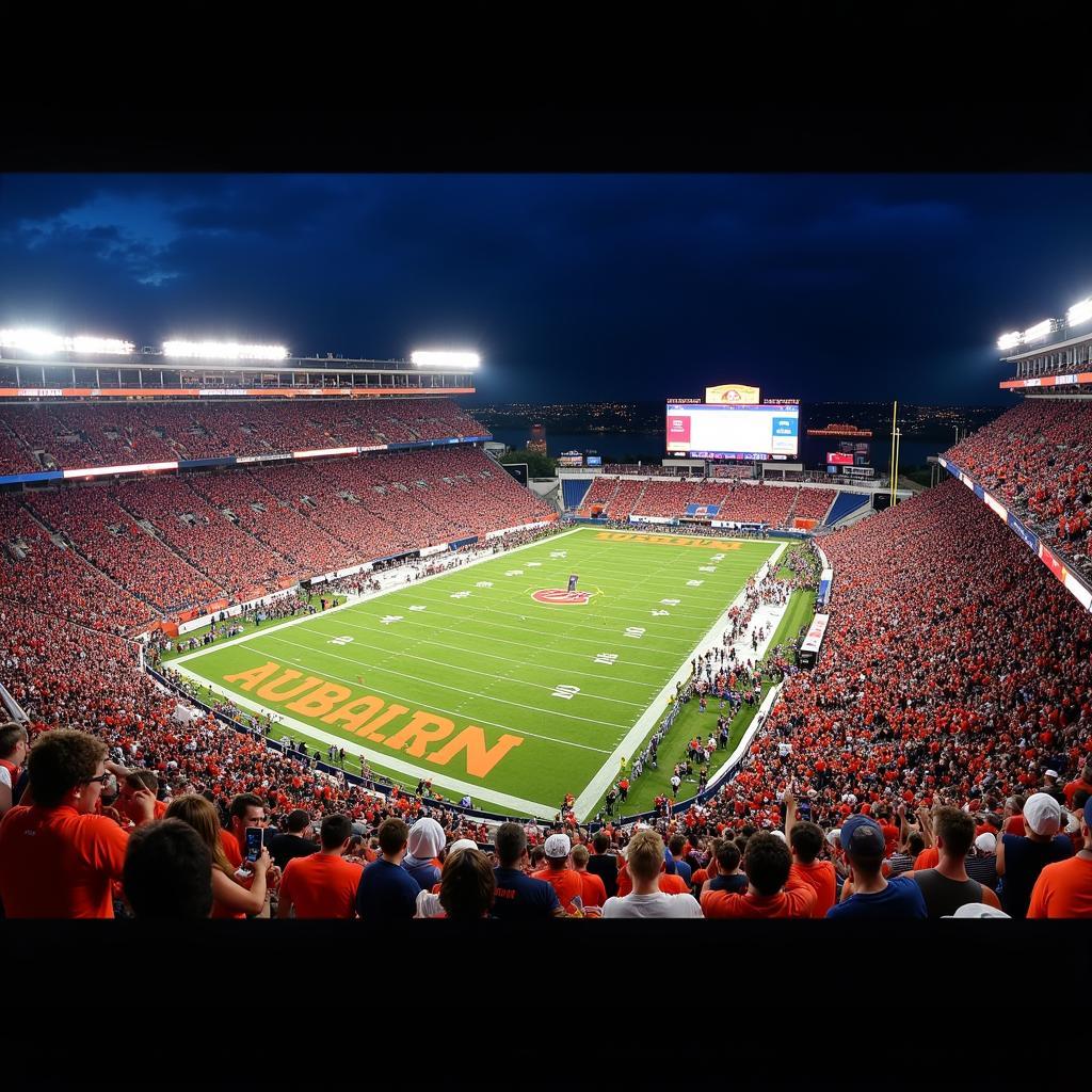 Auburn Football Stadium Crowd