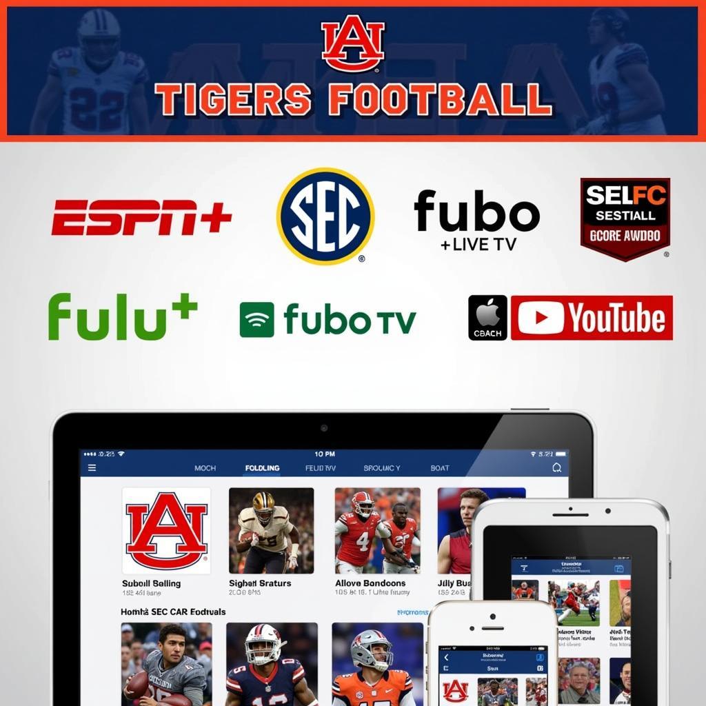 Auburn Tigers Football Live Streaming Options