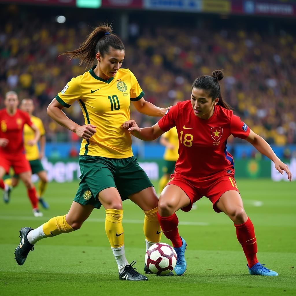 Historic Australia vs China Football Match