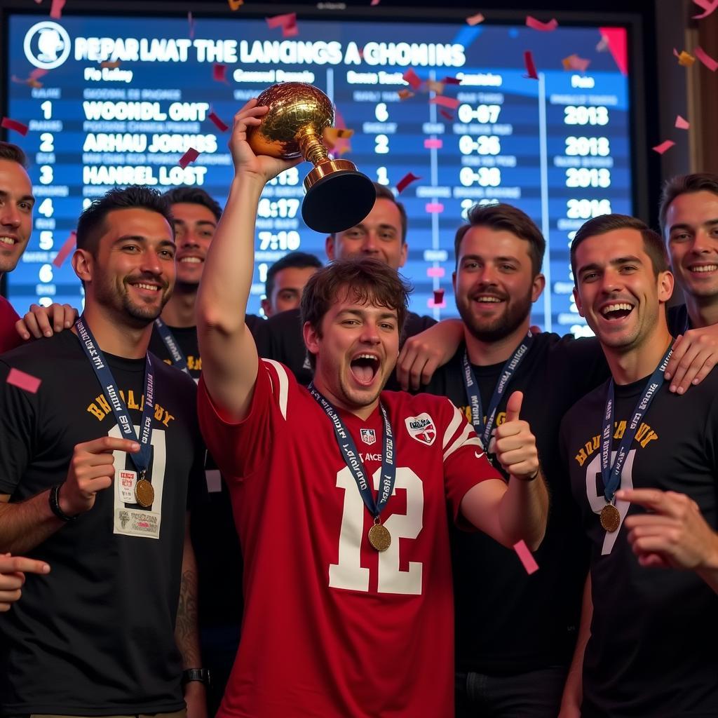 Ballers Live Fantasy Football Championship Celebration