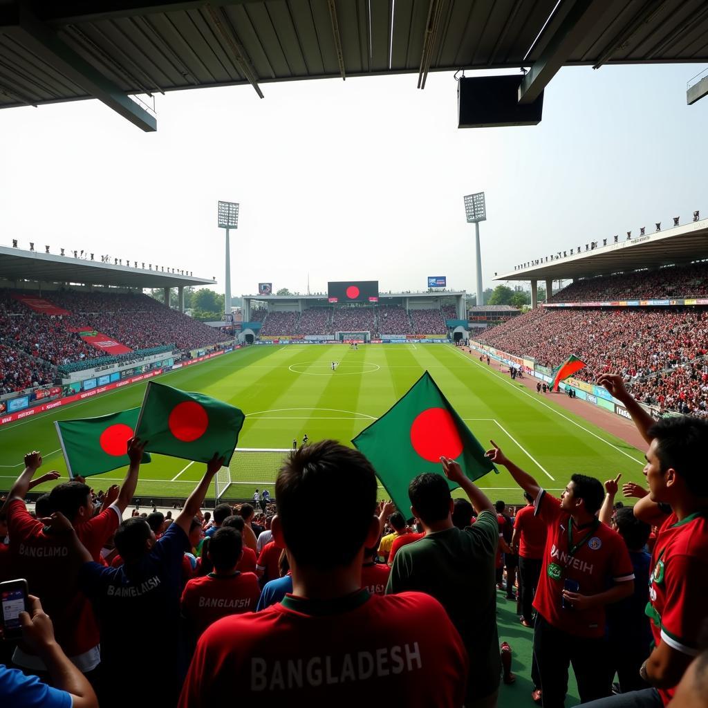 Bangladesh Football Fans in 2015