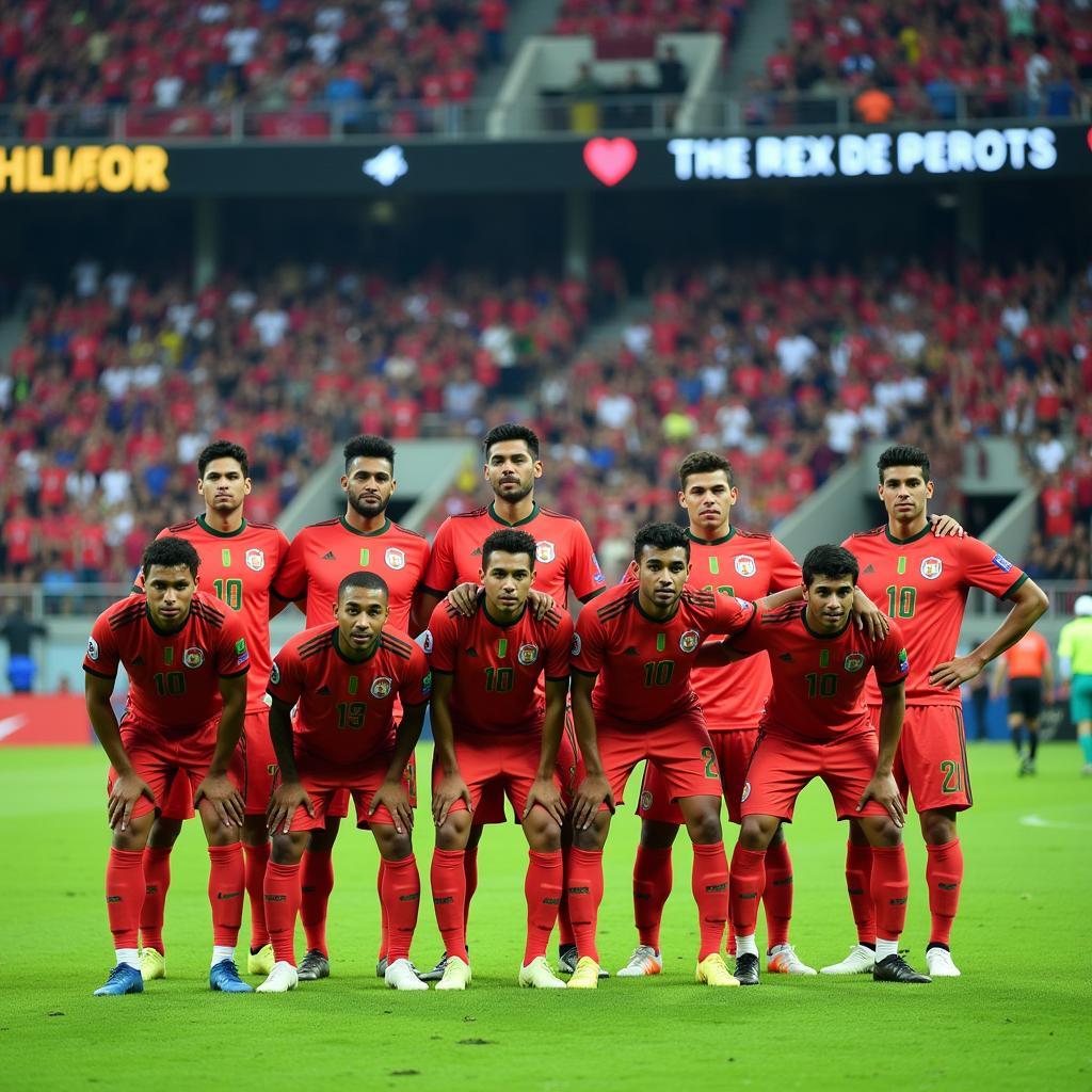 Bangladesh Football Team during the 2015 World Cup Qualifiers