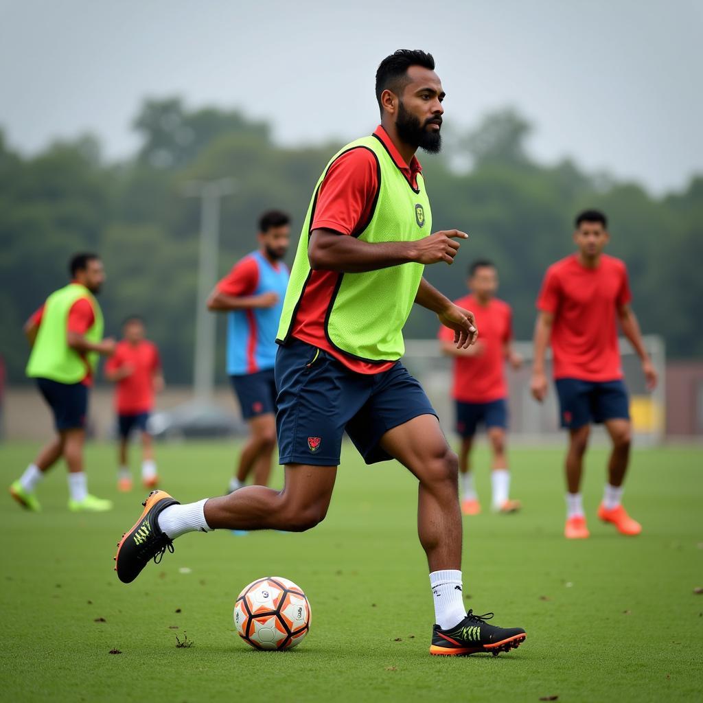 Bangladesh National Football Team Training Session