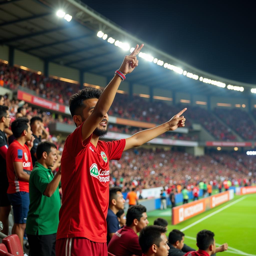 Bangladesh Premier League Football Fans Cheer on Their Team