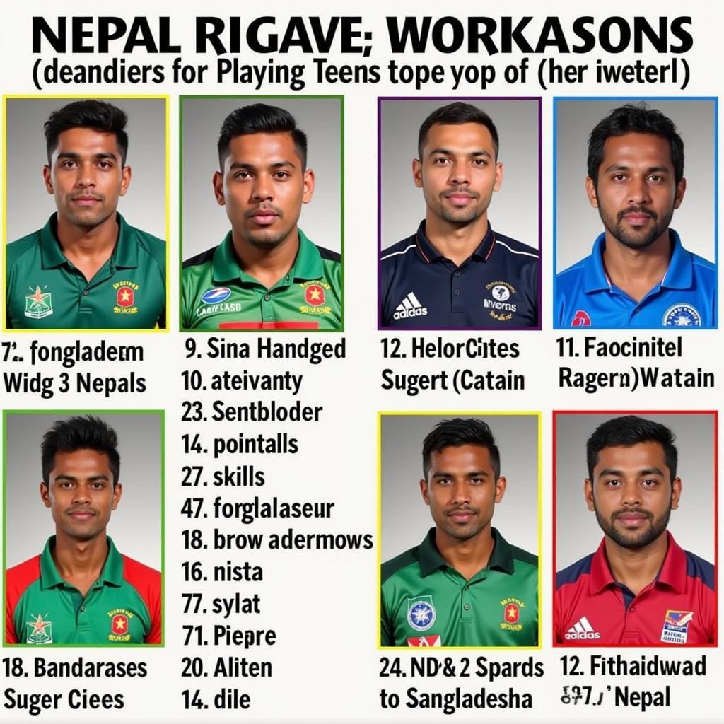 Key Players in Bangladesh vs Nepal Match