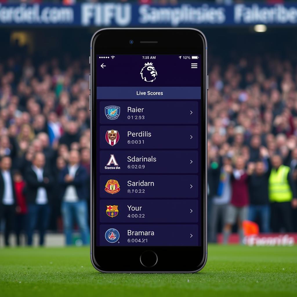 Barclays Premier League Live Scores App