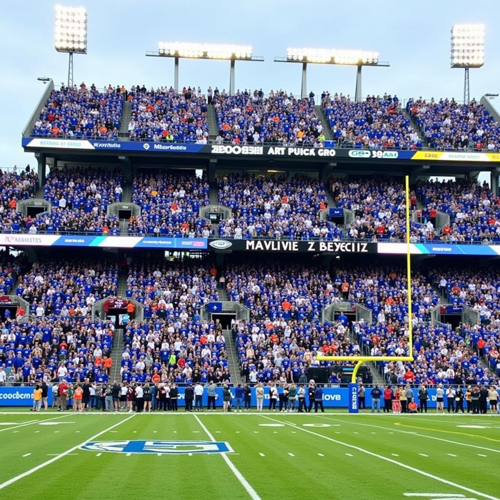 Baylor McCallie Football 2018 Fans in the Stands